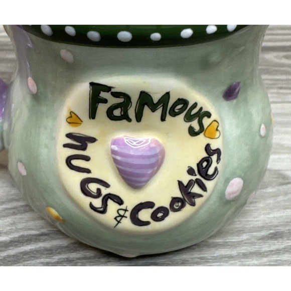 2003 Jessica Breedlove Designs Grandma FAMOUS HUGS & COOKIES 14oz Coffee Mug Cup - Picture 9 of 16